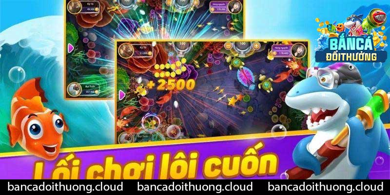 Đồ họa game bắn cá sinh động